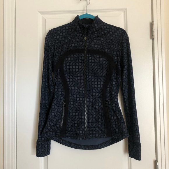 Lululemon Athletica Patterned Dark Blue Ski Jacket - Picture 6 of 11